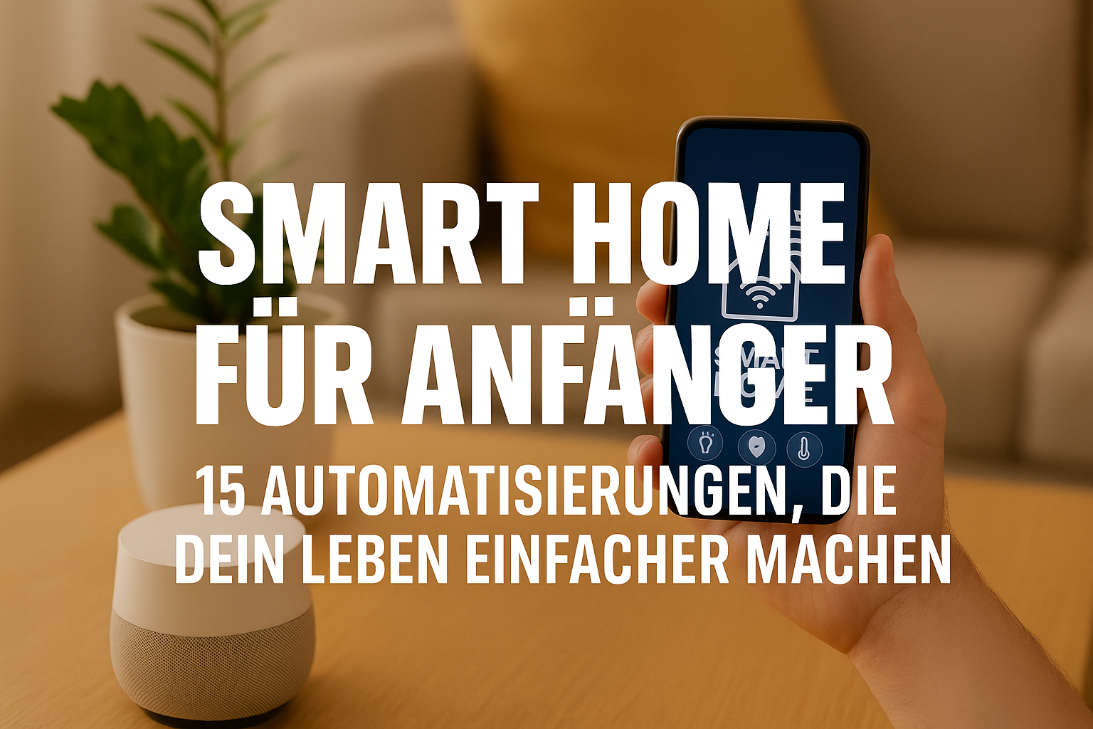 Smart Home für Anfänger: 15 Automatisierungen, die dein Leben einfacher machen